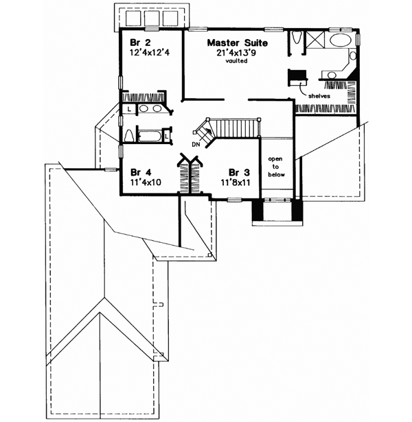 Upper/Second Floor Plan: 15-433