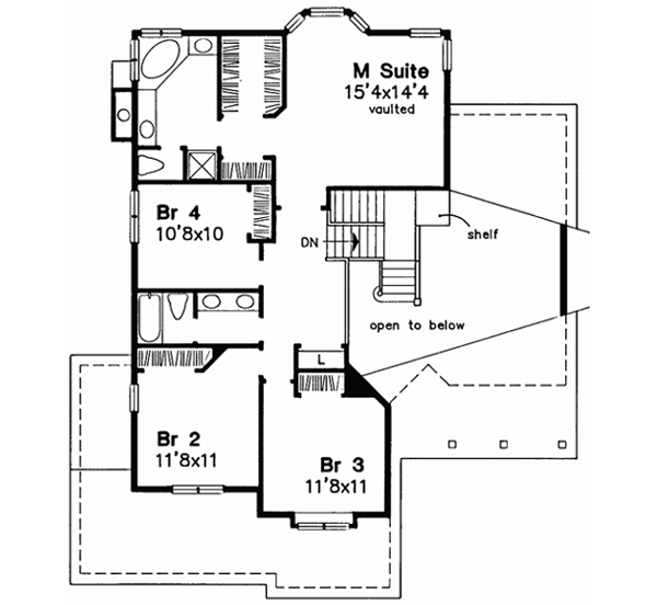 Upper/Second Floor Plan: 15-435