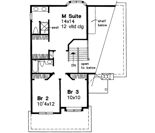 Upper/Second Floor Plan: 15-436