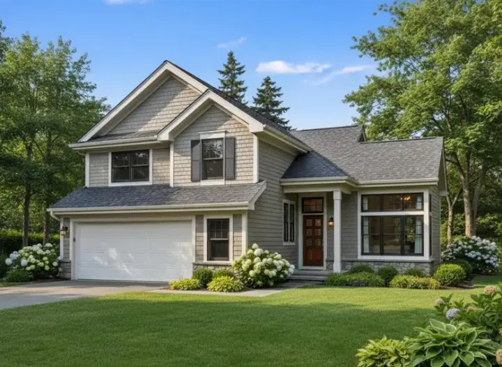 Northwest house plans 15-440 - front exterior, 2,245 sq ft, 5 bed, 3 bath house plans | Monster House Plans