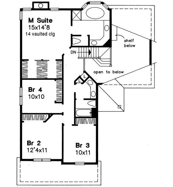 Upper/Second Floor Plan: 15-440