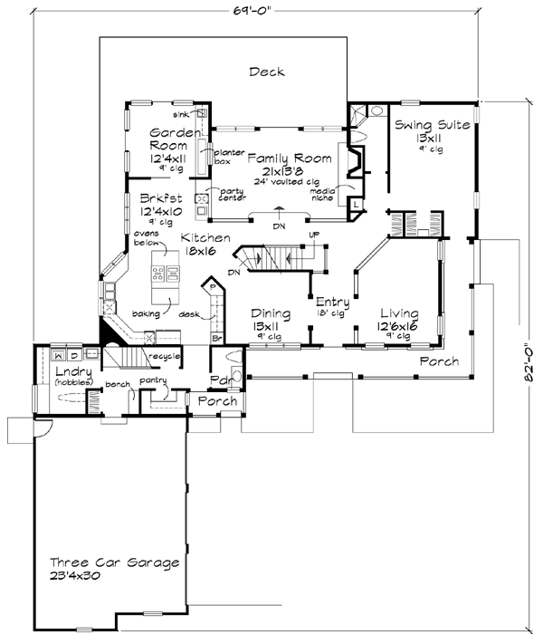 Main Floor Plan: 15-442