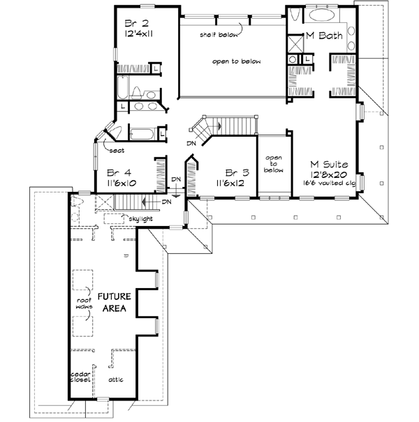 Upper/Second Floor Plan: 15-442