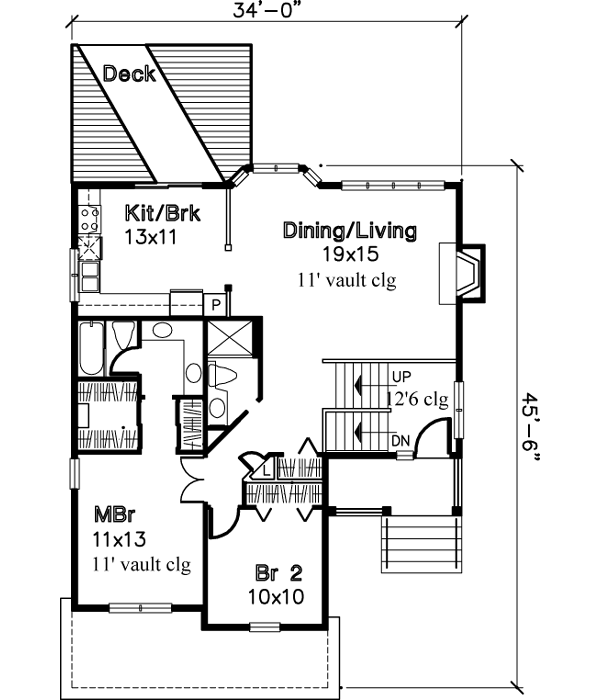 Main Floor Plan: 15-444