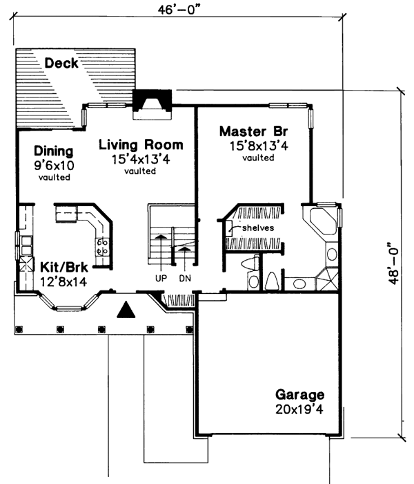 Main Floor Plan: 15-446