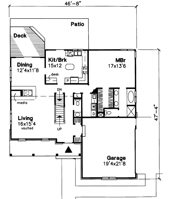 Main Floor Plan: 15-447