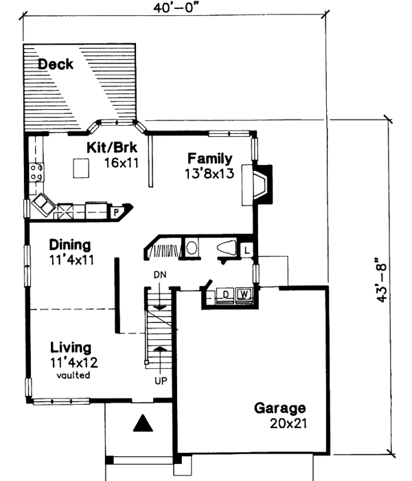 Main Floor Plan: 15-448