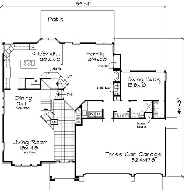 Main Floor Plan: 15-450