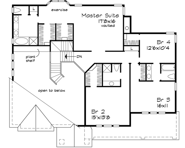 Upper/Second Floor Plan: 15-450