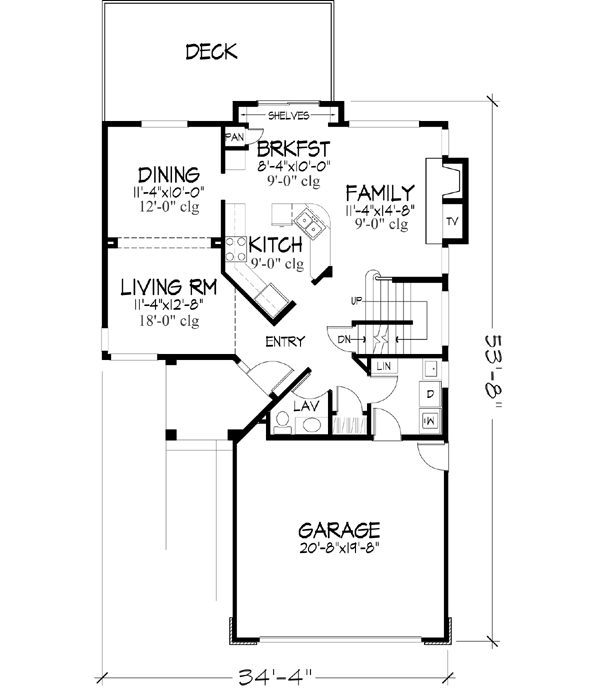 Main Floor Plan: 15-451
