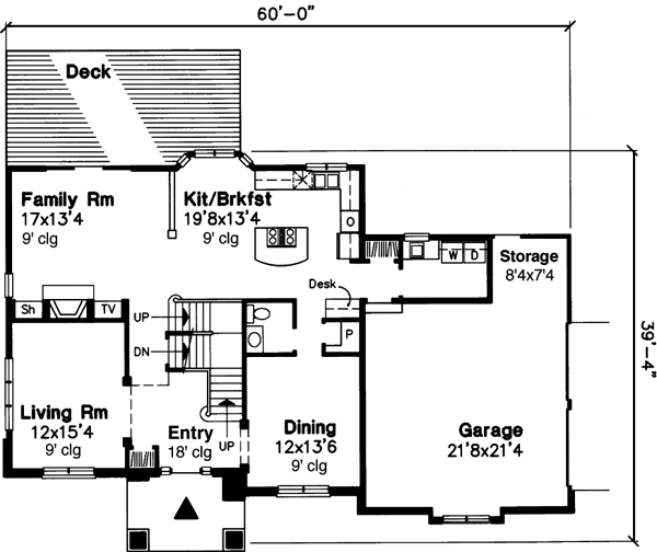 Main Floor Plan: 15-452