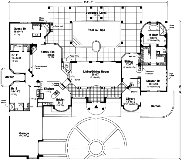 Main Floor Plan: 15-455