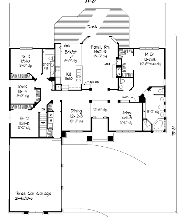 Main Floor Plan: 15-458