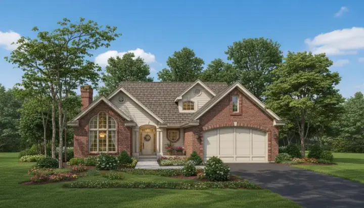 Contemporary house plans 15-461 - front exterior, 2,002 sq ft, 3 bed, 2 bath house plans | Monster House Plans