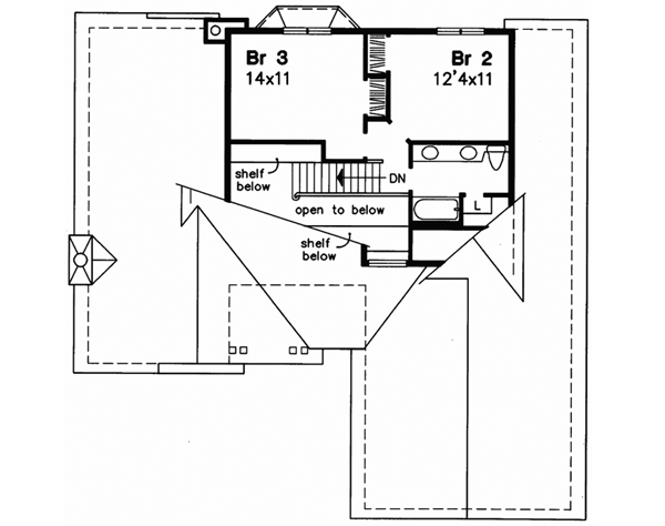 Upper/Second Floor Plan: 15-461