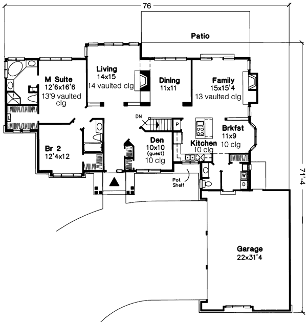 Main Floor Plan: 15-462