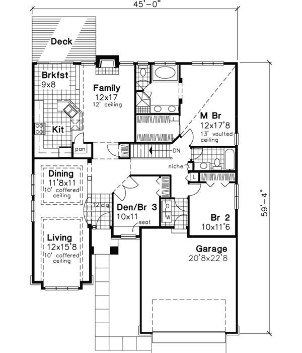 Main Floor Plan: 15-464