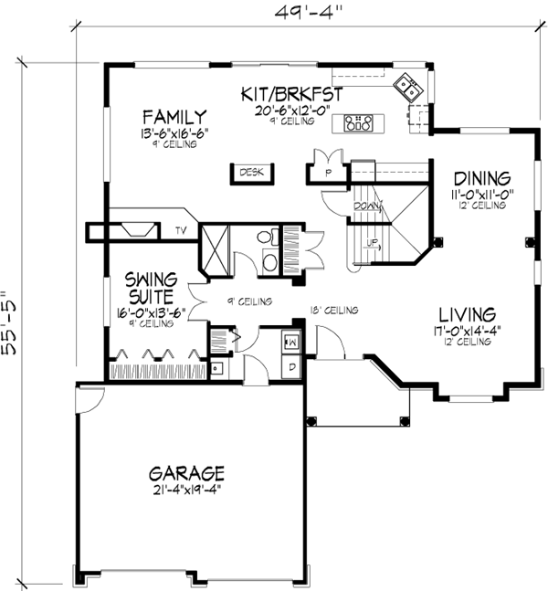 Main Floor Plan: 15-467
