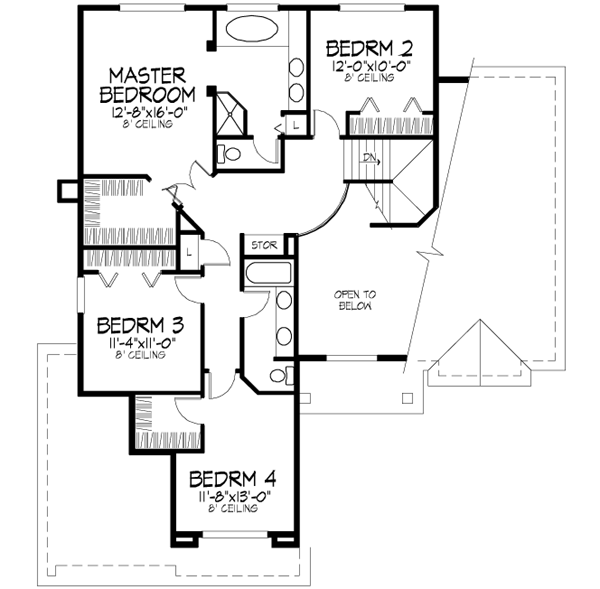Upper/Second Floor Plan: 15-467