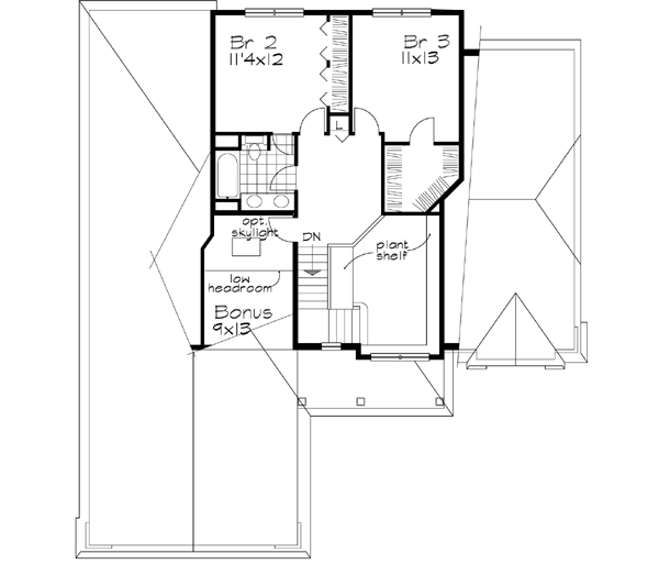 Upper/Second Floor Plan: 15-468