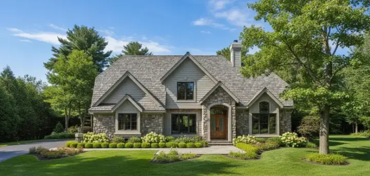 Contemporary house plans 15-473 - front exterior, 2,650 sq ft, 4 bed, 2 bath house plans | Monster House Plans