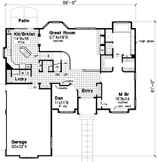 Main Floor Plan: 15-473