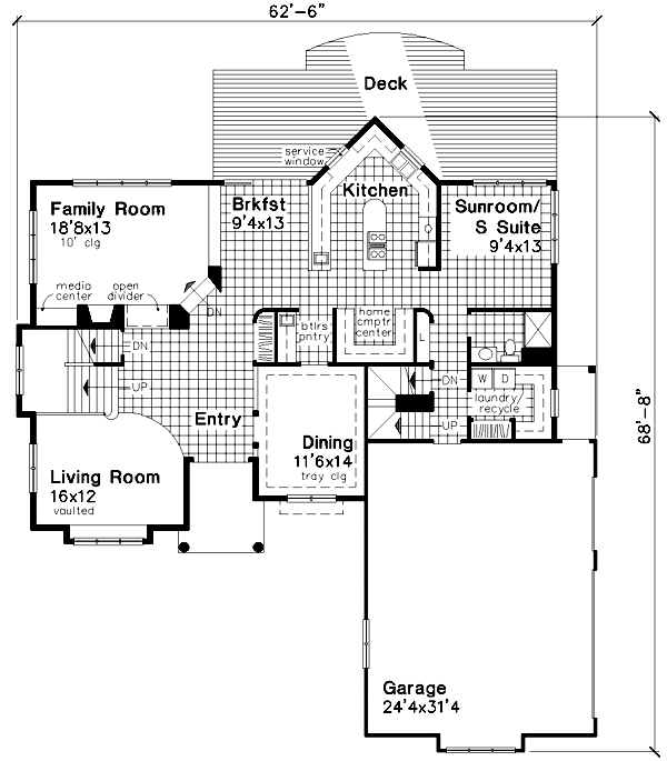 Main Floor Plan: 15-474