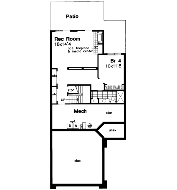 Lower Floor Plan: 15-475