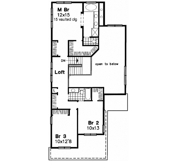 Upper/Second Floor Plan: 15-475
