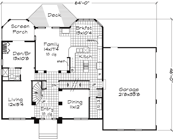 Main Floor Plan: 15-478
