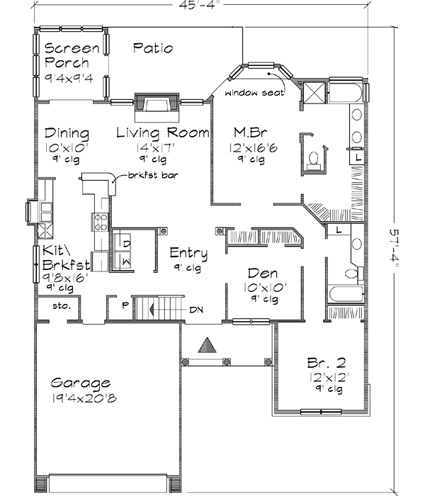 Main Floor Plan: 15-480