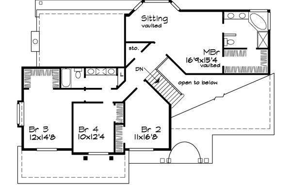 Upper/Second Floor Plan: 15-483