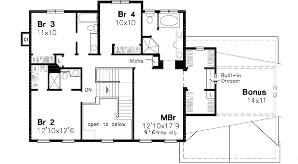 Upper/Second Floor Plan: 15-484