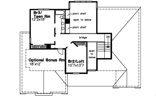 Upper/Second Floor Plan: 15-485