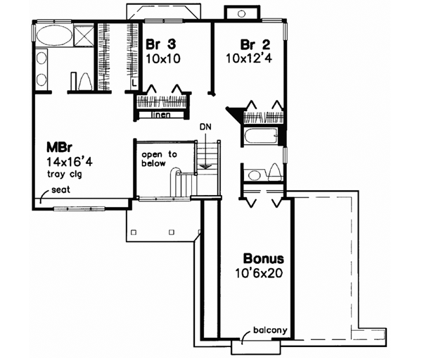 Upper/Second Floor Plan: 15-488