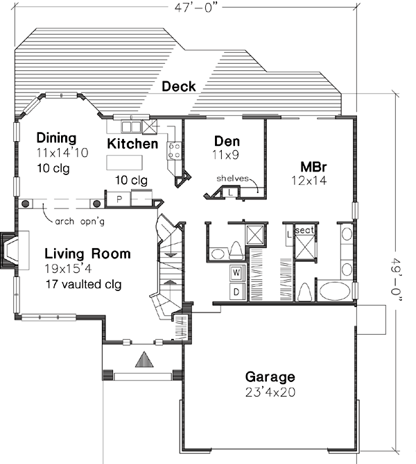Main Floor Plan: 15-491