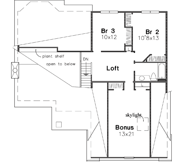 Upper/Second Floor Plan: 15-491