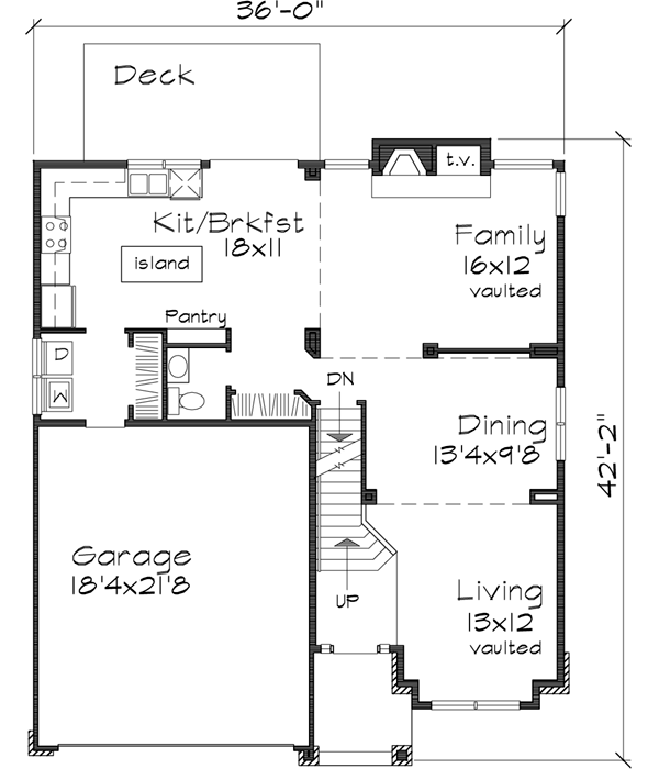 Main Floor Plan: 15-493