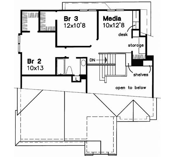 Upper/Second Floor Plan: 15-494
