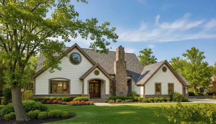 Ranch house plans 15-497 - front exterior, 2,090 sq ft, 3 bed, 2 bath house plans | Monster House Plans