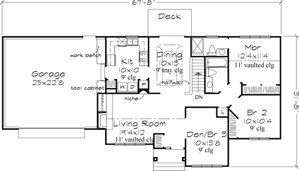 Main Floor Plan: 15-498