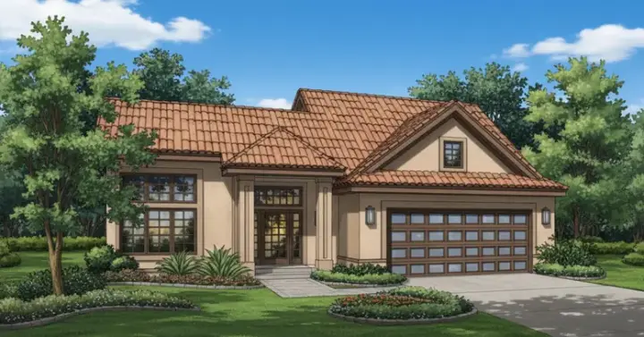 Contemporary house plans 15-500 - front exterior, 2,212 sq ft, 3 bed, 2 bath house plans | Monster House Plans