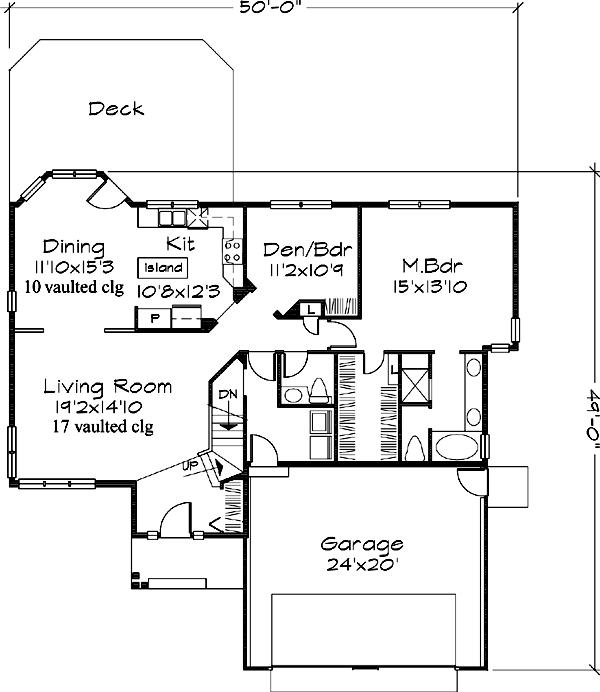 Main Floor Plan: 15-500