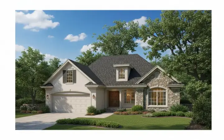 Contemporary house plans 15-501 - front exterior, 2,262 sq ft, 3 bed, 2 bath house plans | Monster House Plans