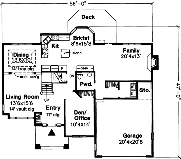 Main Floor Plan: 15-502