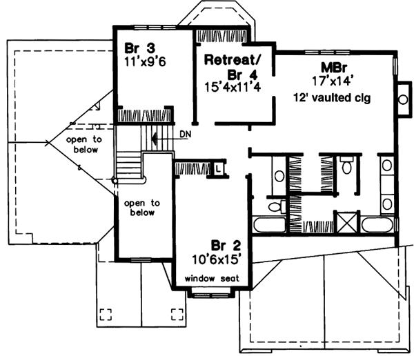 Upper/Second Floor Plan: 15-502