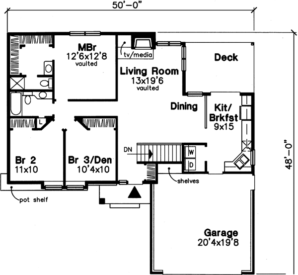 Main Floor Plan: 15-503