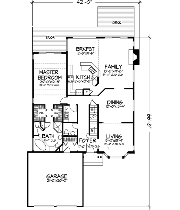 Main Floor Plan: 15-504