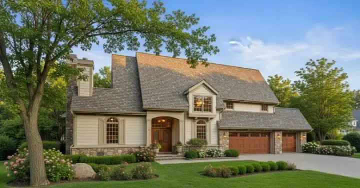Contemporary house plans 15-506 - front exterior, 2,957 sq ft, 4 bed, 3 bath house plans | Monster House Plans