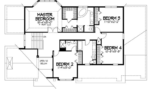 Upper/Second Floor Plan: 15-506